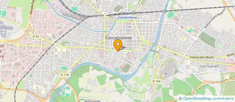 localisation de l'entreprise MADAME CHARLOTTE MARCENAC  CARCASSONNE