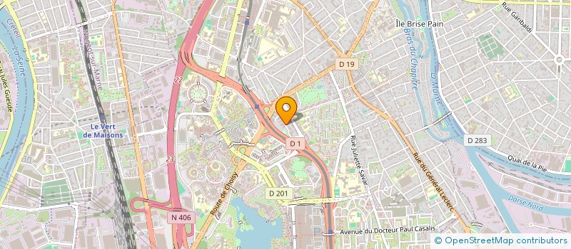 localisation de l'entreprise MADAME CHARLOTTE MARCHAIS  CRETEIL