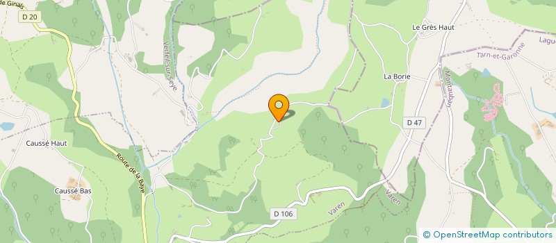 localisation de l'entreprise MADAME CHARLOTTE MARCHAND  VAREN