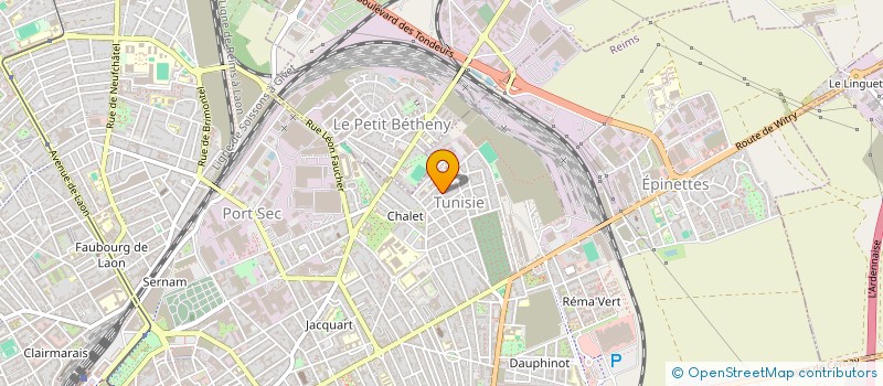 localisation de l'entreprise MADAME CHARLOTTE MARCHANDISE  REIMS