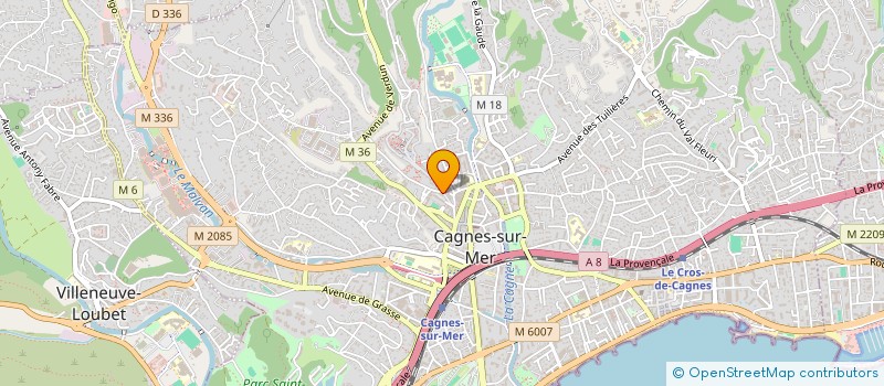 localisation de l'entreprise MADAME CHARLOTTE MARCHE à CAGNES-SUR-MER