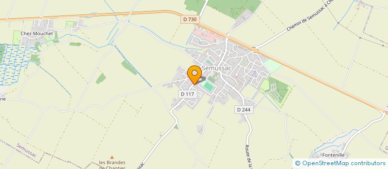 localisation de l'entreprise MADAME CHARLOTTE MARCOS  SEMUSSAC