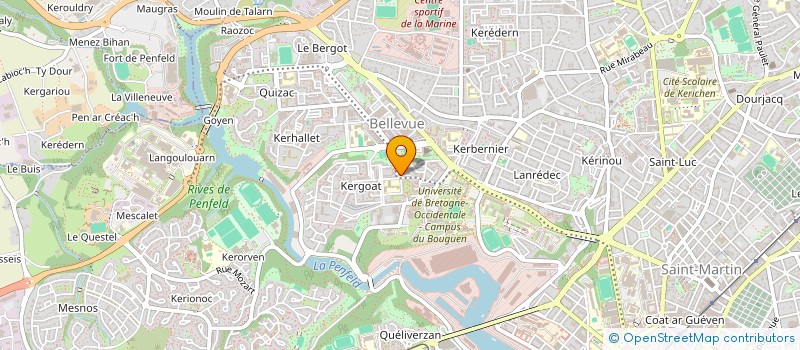 localisation de l'entreprise MADAME CHARLOTTE MAREC  LANDERNEAU