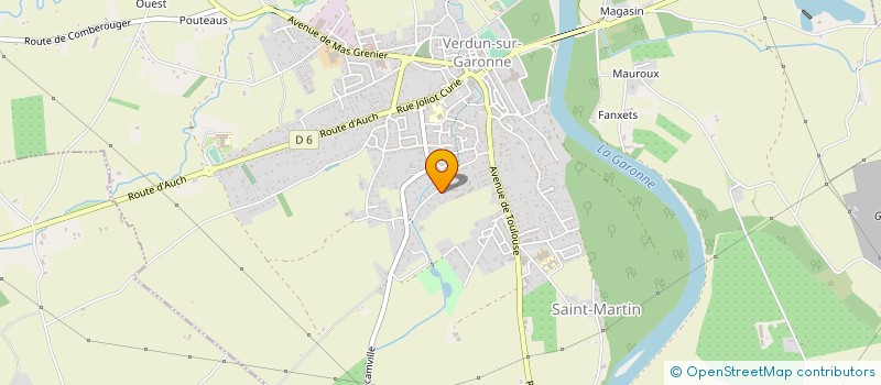 localisation de l'entreprise MADAME CHARLOTTE MARGERIN à VERDUN-SUR-GARONNE