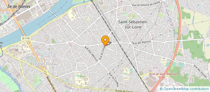 localisation de l'entreprise MADAME CHARLOTTE MARGUERY  SAINT-SEBASTIEN-SUR-LOIRE