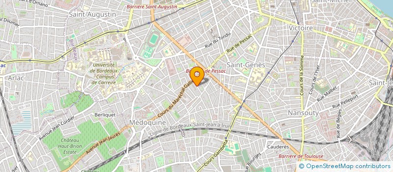 localisation de l'entreprise MADAME CHARLOTTE-MARIE CAPOUL  TALENCE