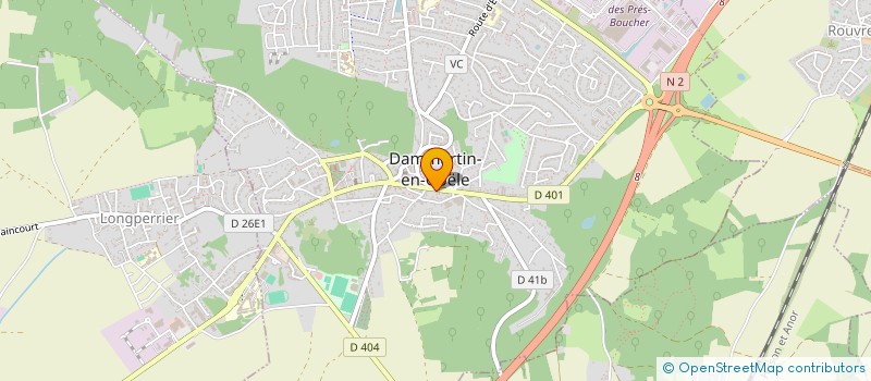 localisation de l'entreprise MADAME CHARLOTTE MARQUIS  DAMMARTIN-EN-GOELE