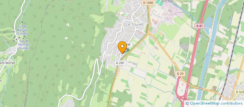 localisation de l'entreprise MADAME CHARLOTTE MARTENAT  LE TOUVET