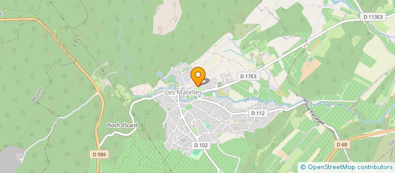 localisation de l'entreprise MADAME CHARLOTTE MARTIN  LES MATELLES