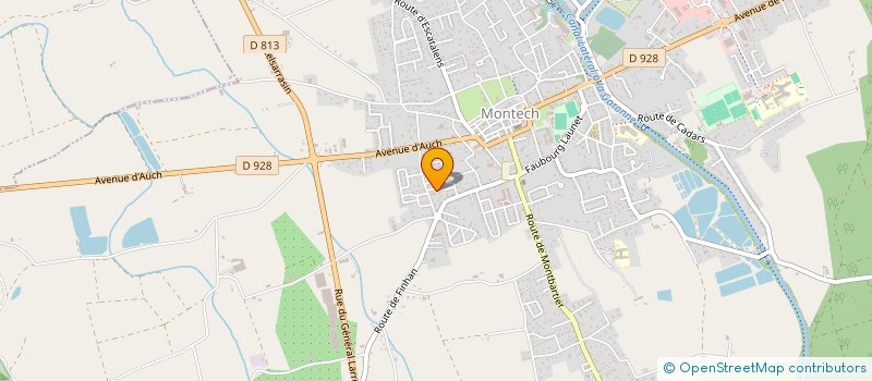 localisation de l'entreprise MADAME CHARLOTTE MARTIN  MONTECH