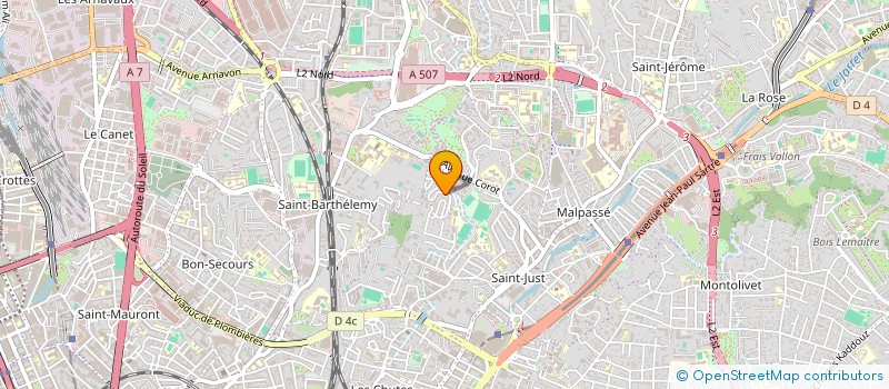 localisation de l'entreprise MADAME CHARLOTTE MARTIN-CHAVE  MARSEILLE