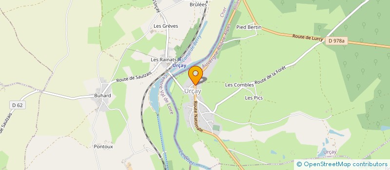 localisation de l'entreprise MADAME CHARLOTTE MARTINAT  URCAY