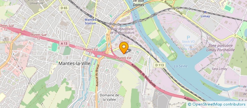 localisation de l'entreprise MADAME CHARLOTTE MARTINEZ  MANTES-LA-VILLE