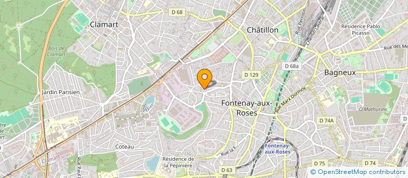localisation de l'entreprise MADAME CHARLOTTE MASSIP à FONTENAY-AUX-ROSES