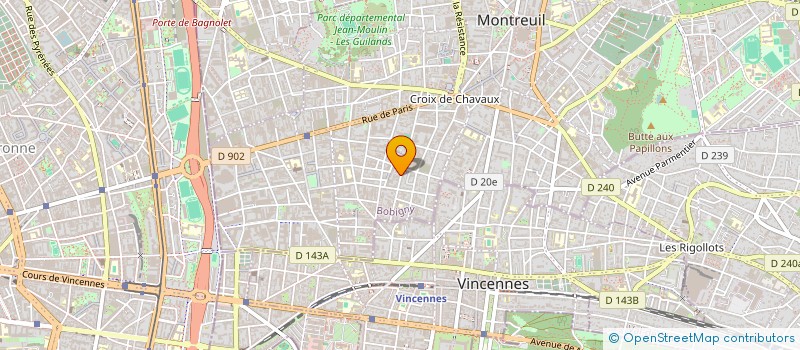 localisation de l'entreprise MADAME CHARLOTTE MASSON à MONTREUIL
