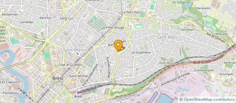 localisation de l'entreprise MADAME CHARLOTTE MASSON à BREST