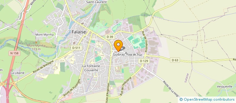 localisation de l'entreprise MADAME CHARLOTTE MATHILDE LEBAILLY  FALAISE