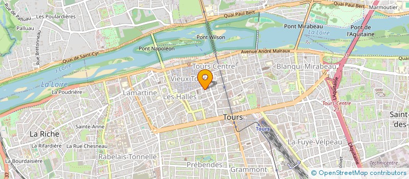 localisation de l'entreprise MADAME CHARLOTTE MAUFROY  TOURS