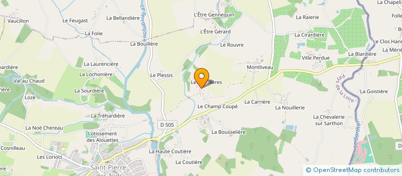 localisation de l'entreprise MADAME CHARLOTTE MAUGER  SAINT-PIERRE-DES-NIDS