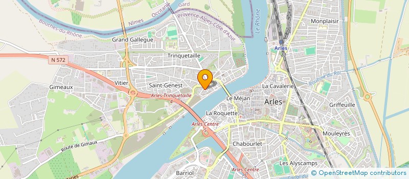 localisation de l'entreprise MADAME CHARLOTTE MAURIN à ARLES