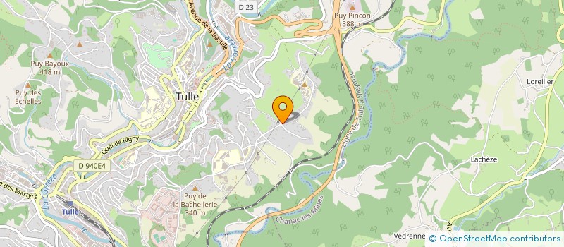 localisation de l'entreprise MADAME CHARLOTTE MAZENOUX  TULLE