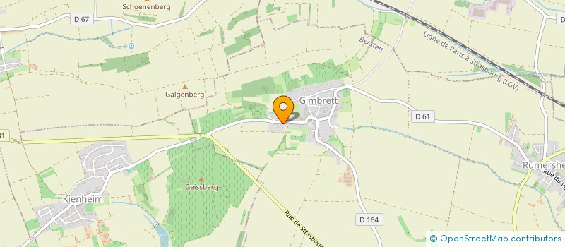 localisation de l'entreprise MADAME CHARLOTTE MEHN  BERSTETT