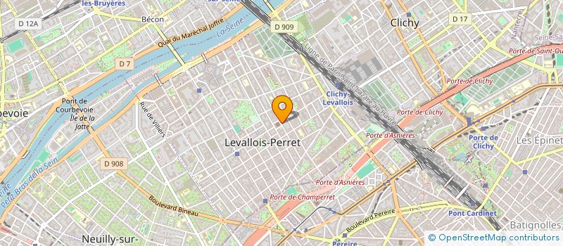 localisation de l'entreprise MADAME CHARLOTTE MELLERIO à LEVALLOIS-PERRET