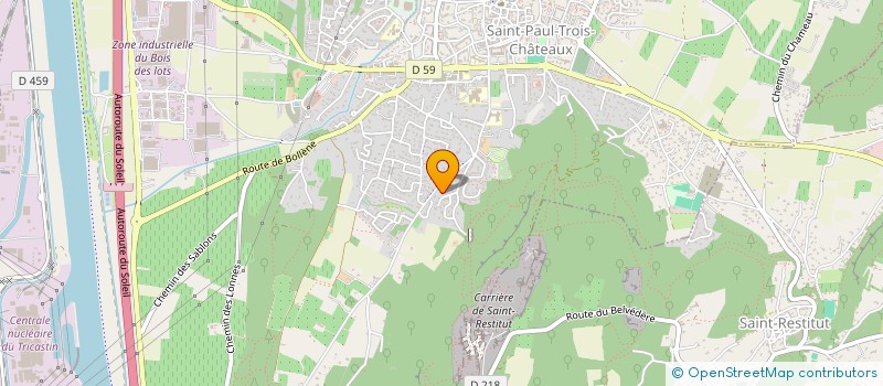 localisation de l'entreprise MADAME CHARLOTTE MENARD  SAINT-PAUL-TROIS-CHATEAUX