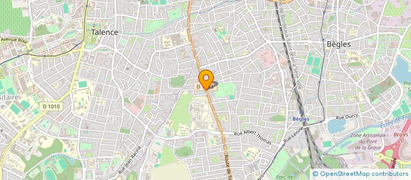 localisation de l'entreprise MADAME CHARLOTTE MENETRIER  VILLENAVE-D'ORNON