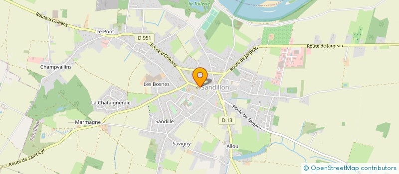 localisation de l'entreprise MADAME CHARLOTTE MERCIER  SANDILLON