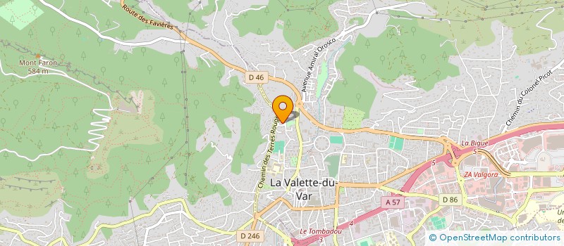 localisation de l'entreprise MADAME CHARLOTTE MERCIER à LA VALETTE-DU-VAR