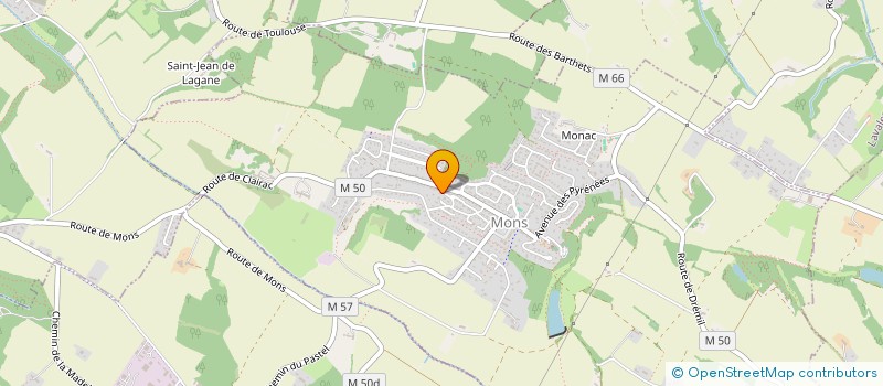 localisation de l'entreprise MADAME CHARLOTTE MERIC  SAINT-JEAN-DE-RIVES