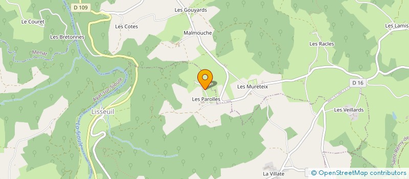 localisation de l'entreprise MADAME CHARLOTTE MEULLE  SAINT-PARDOUX