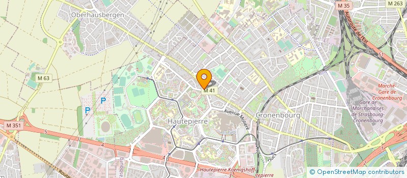 localisation de l'entreprise MADAME CHARLOTTE MEUNIER à STRASBOURG