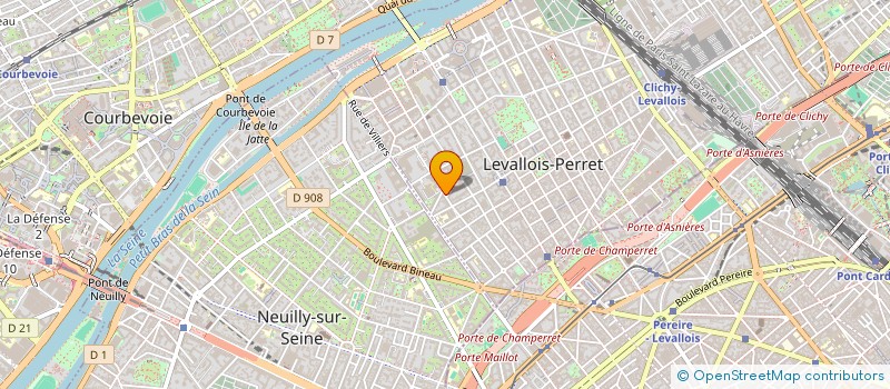 localisation de l'entreprise MADAME CHARLOTTE MEUNIER à LEVALLOIS-PERRET