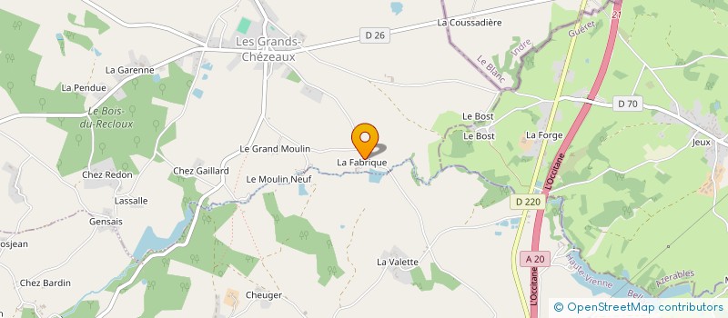 localisation de l'entreprise MADAME CHARLOTTE MICHAUD à LES GRANDS-CHEZEAUX