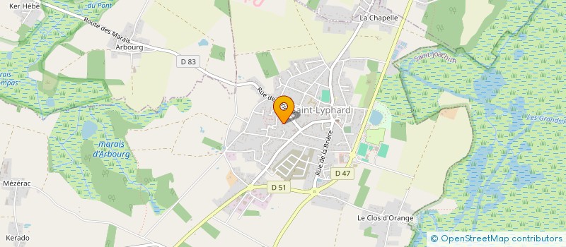 localisation de l'entreprise MADAME CHARLOTTE MICHAUD à SAINT-LYPHARD