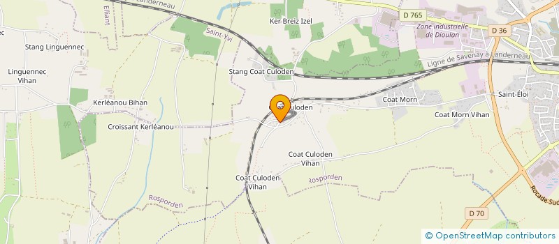 localisation de l'entreprise MADAME CHARLOTTE MINIER  ROSPORDEN