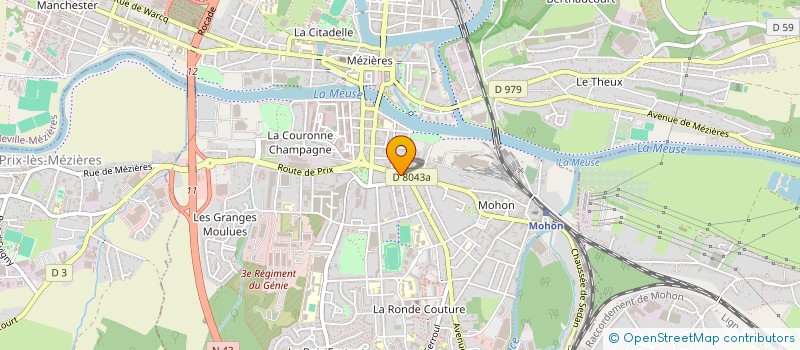 localisation de l'entreprise MADAME CHARLOTTE MOHLER  CHARLEVILLE-MEZIERES