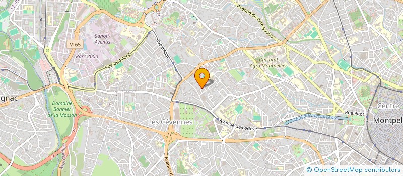 localisation de l'entreprise MADAME CHARLOTTE MOLINES à MONTPELLIER