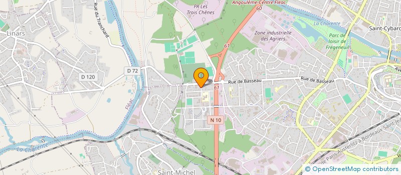localisation de l'entreprise MADAME CHARLOTTE MONNIER à ANGOULEME