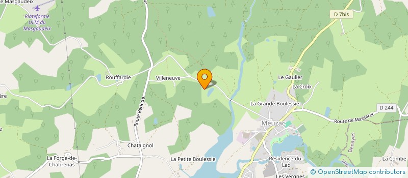 localisation de l'entreprise MADAME CHARLOTTE MONTANGERAND à MEUZAC