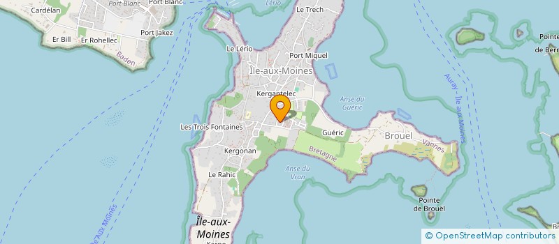 localisation de l'entreprise MADAME CHARLOTTE MONTORIOL  ILE-AUX-MOINES