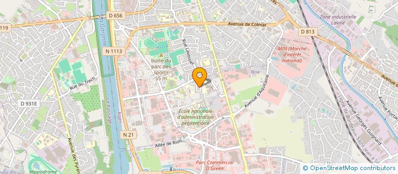 localisation de l'entreprise MADAME CHARLOTTE MORANE  AGEN