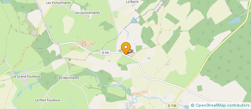 localisation de l'entreprise MADAME CHARLOTTE MOREAU  SAINT-MARTIN-DU-FOUILLOUX