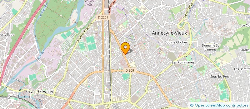 localisation de l'entreprise MADAME CHARLOTTE MOREAU à ANNECY