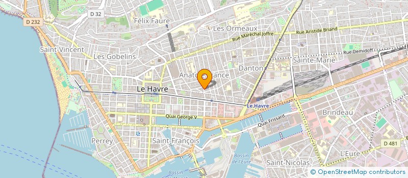 localisation de l'entreprise MADAME CHARLOTTE MORIN  LE HAVRE