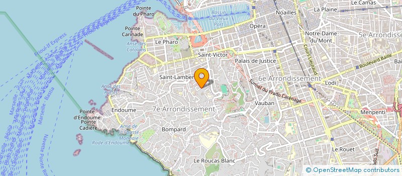 localisation de l'entreprise MADAME CHARLOTTE MORIN à MARSEILLE