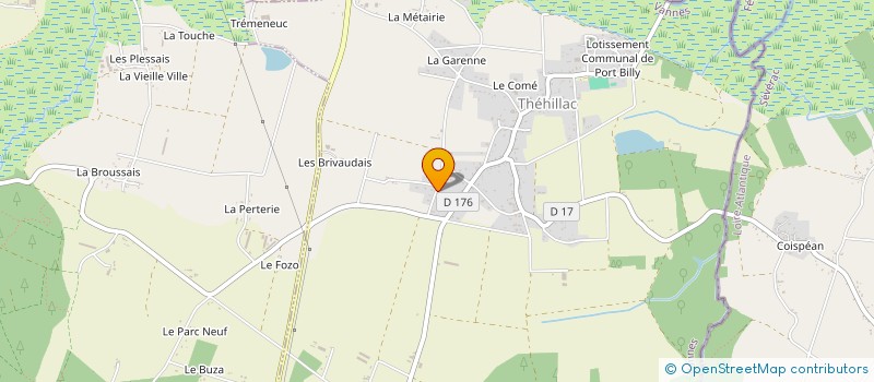 localisation de l'entreprise MADAME CHARLOTTE MORNET  THEHILLAC