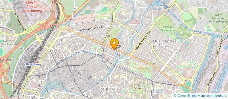 localisation de l'entreprise MADAME CHARLOTTE MORRUZZI à STRASBOURG